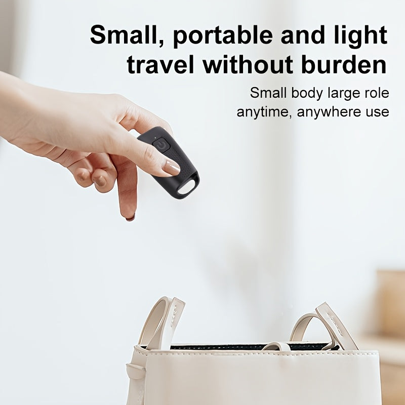 Portable Dog Bark Deterrent Device with LED Light USB Rechargeable Indoor Outdoor Anti-Barking Trainer