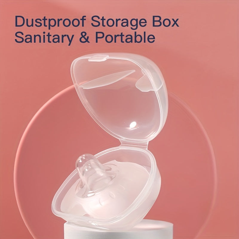 Силиконовые накладки на соски в форме бабочки для грудного вскармливания, 2 шт., прозрачные