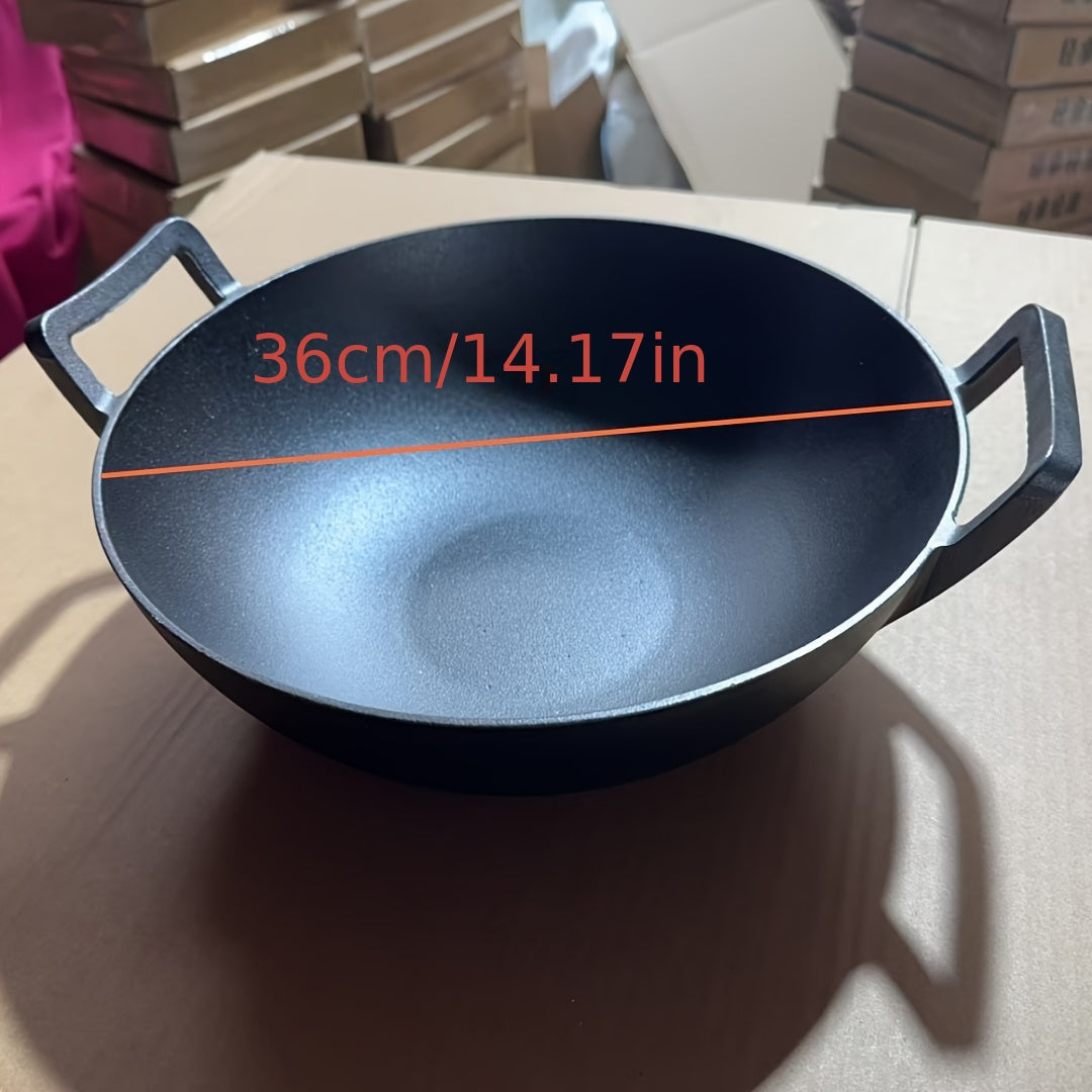 Ikki tutqichli golland qozon, oval kastryulka va ko'p maqsadli pishirish qozoni, quyma temirdan yasalgan.