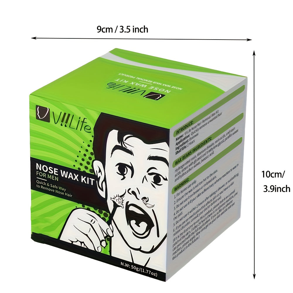 Unisex набор для удаления волос из носа с восковыми палочками и инструментом для удаления