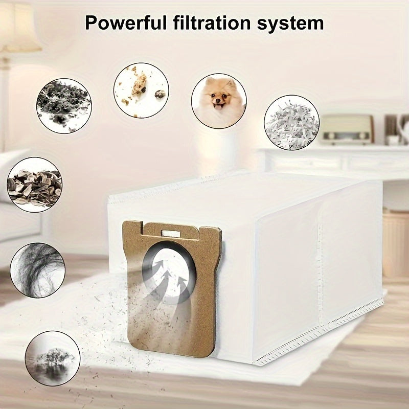 Katta hajmdagi changyutgichlar uchun changyutgich sumkasi, 6 ta, yuqori sifatli mato