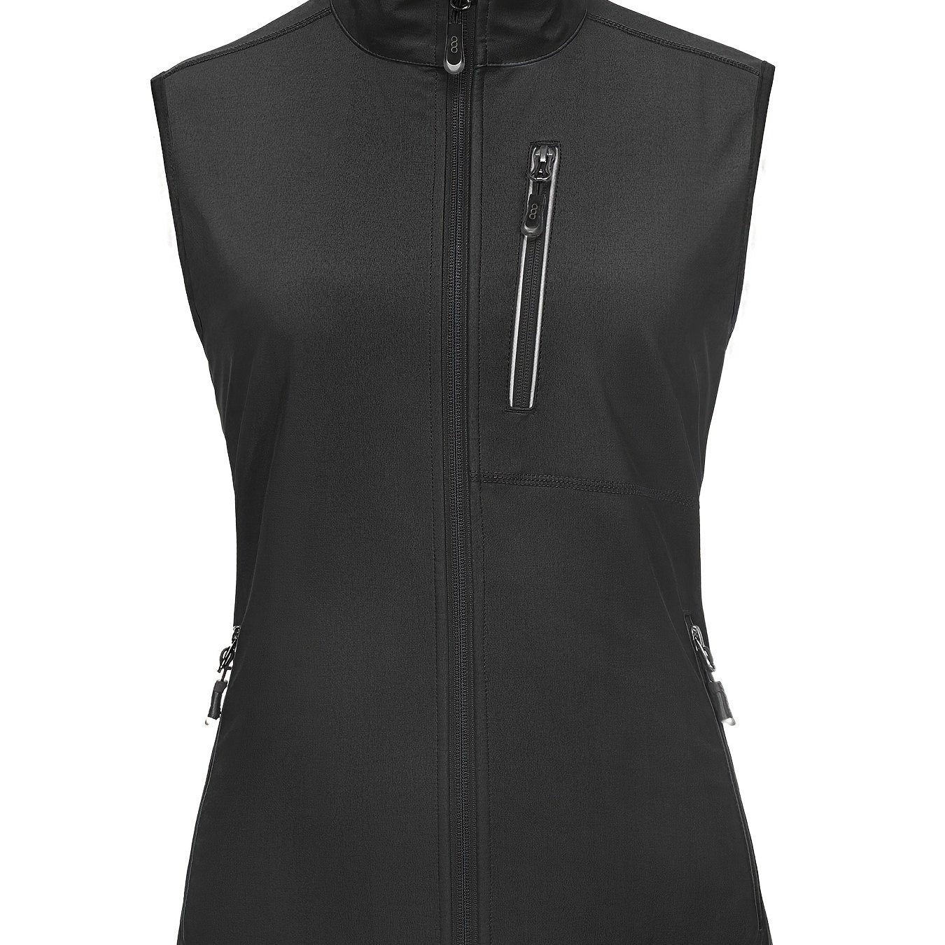 Женский легкий ветронепроницаемый софтшелл жилет для бега, темно-синий, размер 33 см