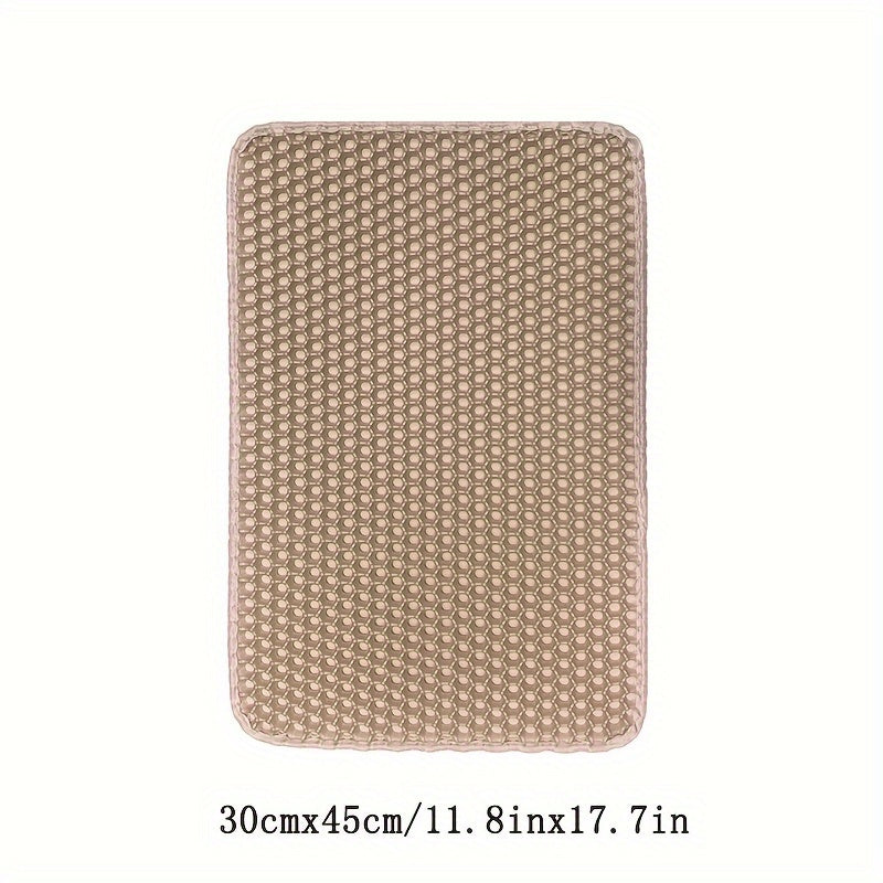 Double Layer EVA Cat Litter Mat Non-Slip Waterproof Large