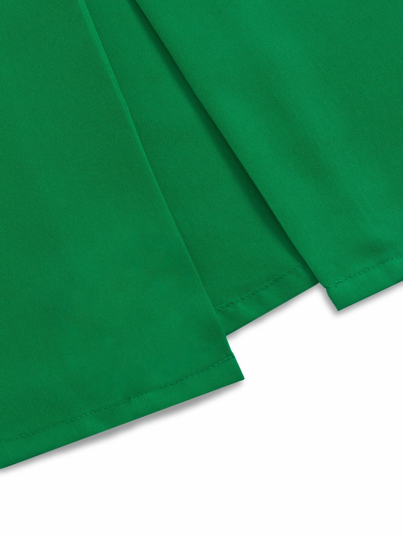 Solid Color Short Sleeve Dress with Button Front for Women