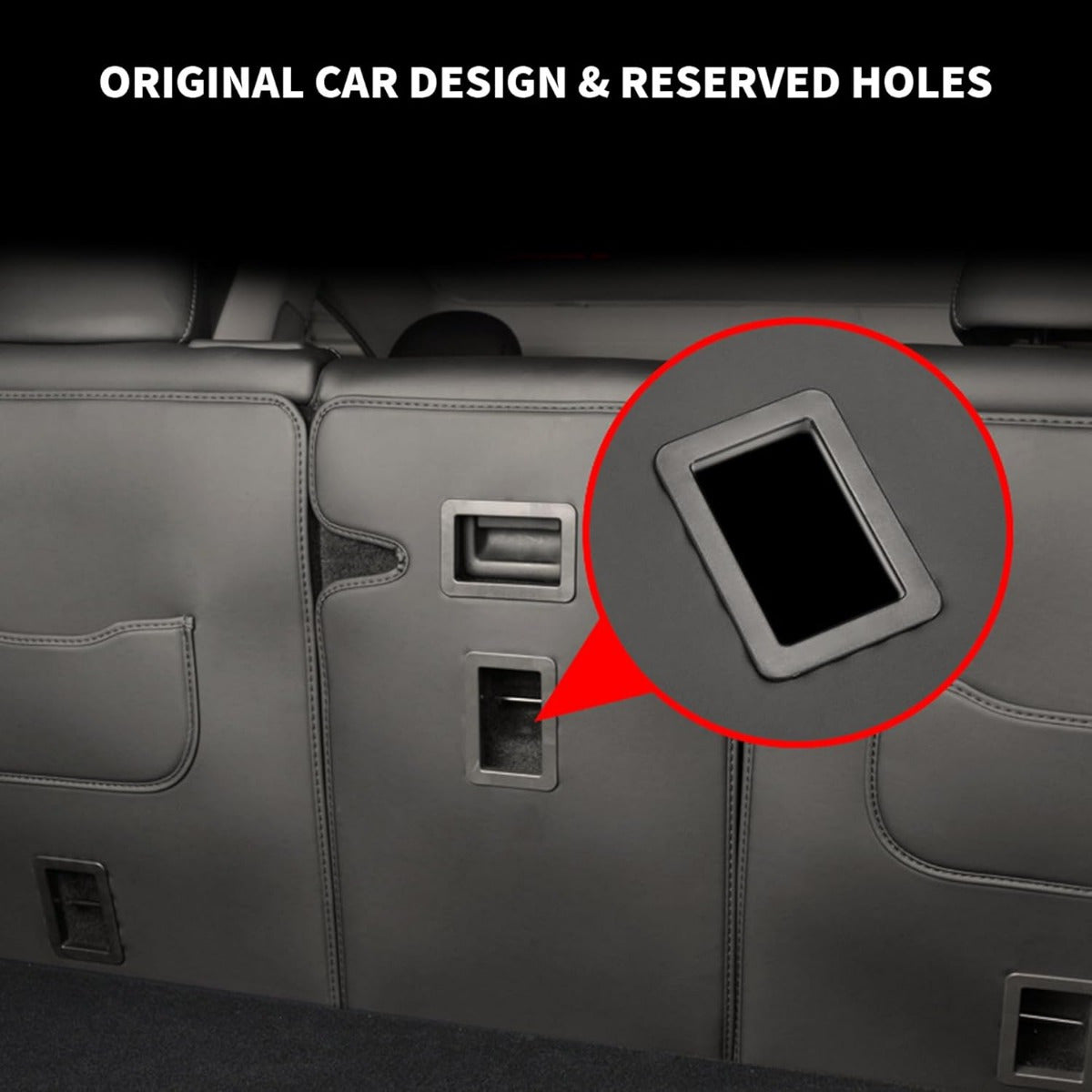 2nd Row Faux Leather Seat Cover Protector All-Weather for Tesla Model Y