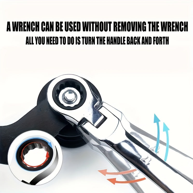 Мини-ключ-головка из углеродистой стали с быстрым снятием, открытая и с дизайном Torx