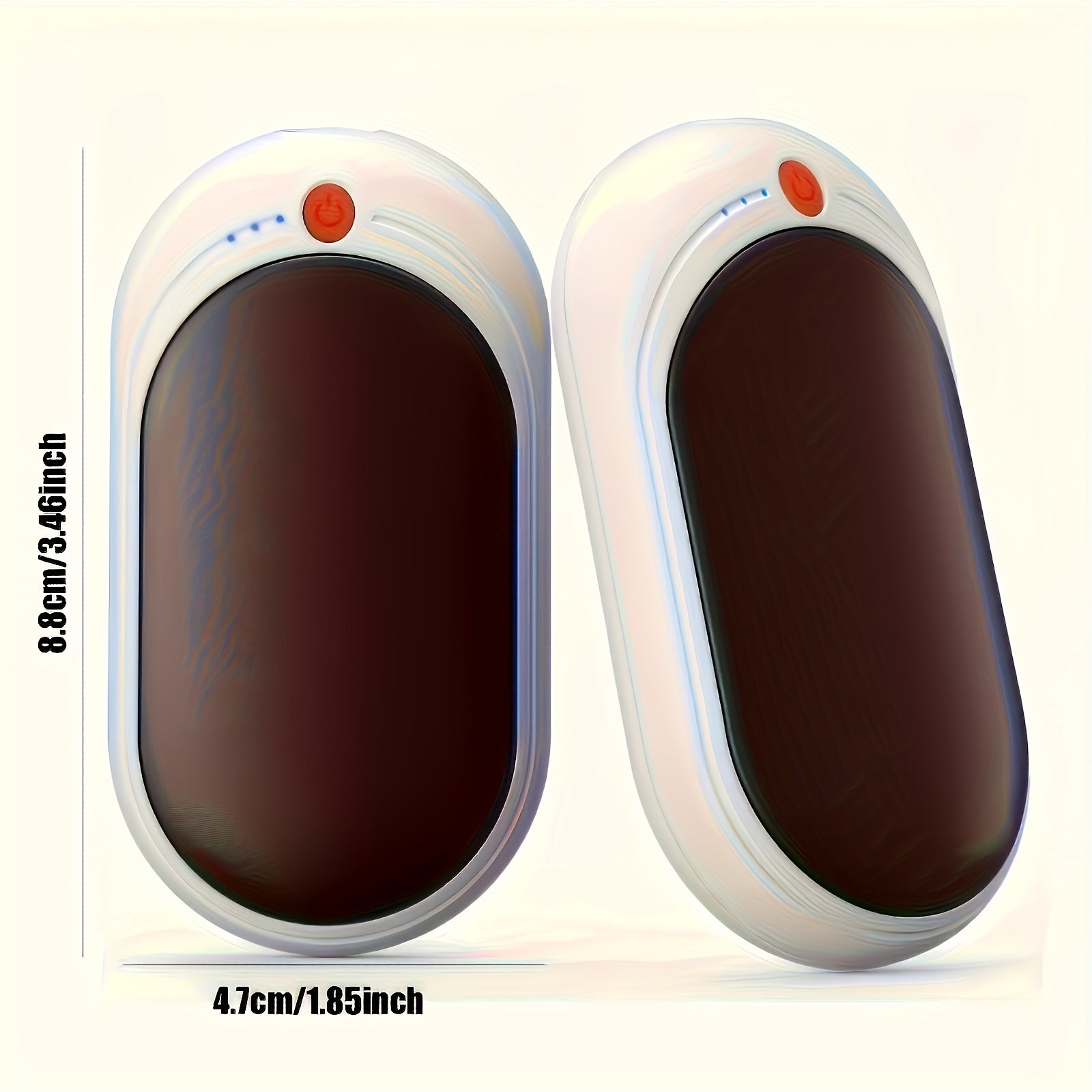 Набор из 2 перезаряжаемых грелок для рук с 3 настройками температуры для мужчин, женщин и детей