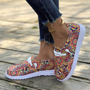 Women's Athletic Flat Bottom Sports Shoes Canvas Comfortable