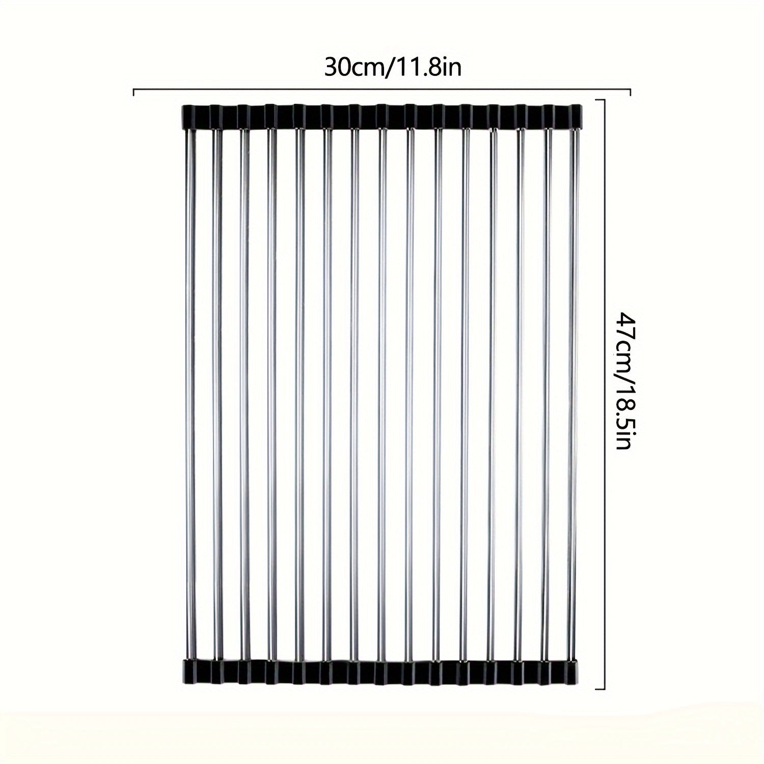 Estante plegable para fregadero de cocina para secar platos, almacenamiento multifuncional y ahorrador de espacio