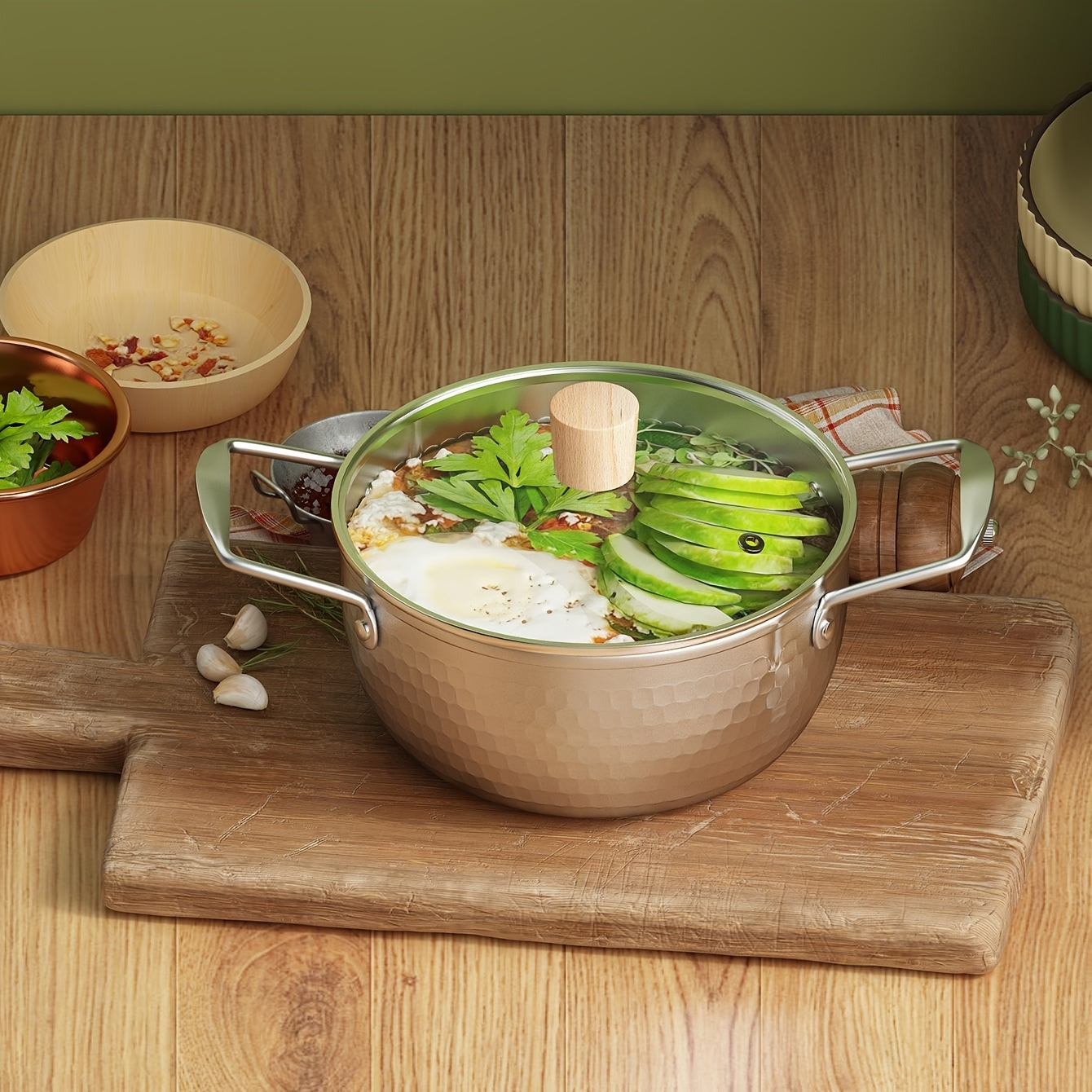 Small Cooking Pot for Single Servings Camping Dorm Room Use