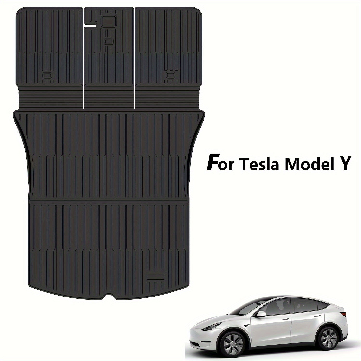 Car Trunk Mat for Model Y 2021-2024 Rear Cargo Protector Non-Slip