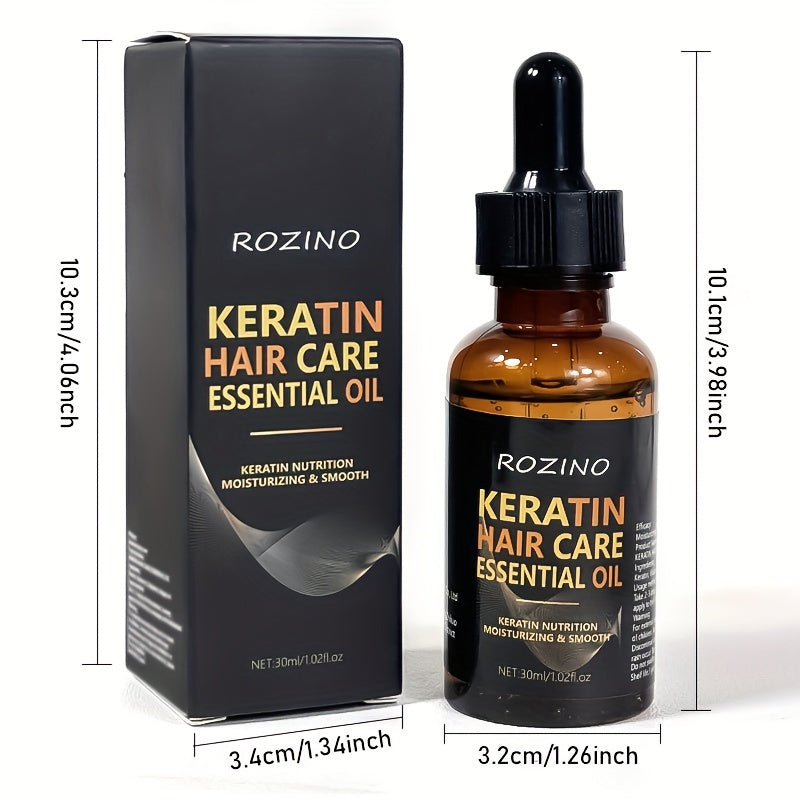 5-Piece Keratin Hair Care Set with Shampoo Conditioner Hair Mask and Essential Oil for Normal Hair