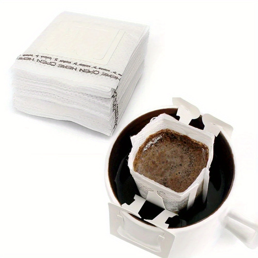 Disposable Coffee Filter Bags with Handles for Espresso and Tea 100/200pcs