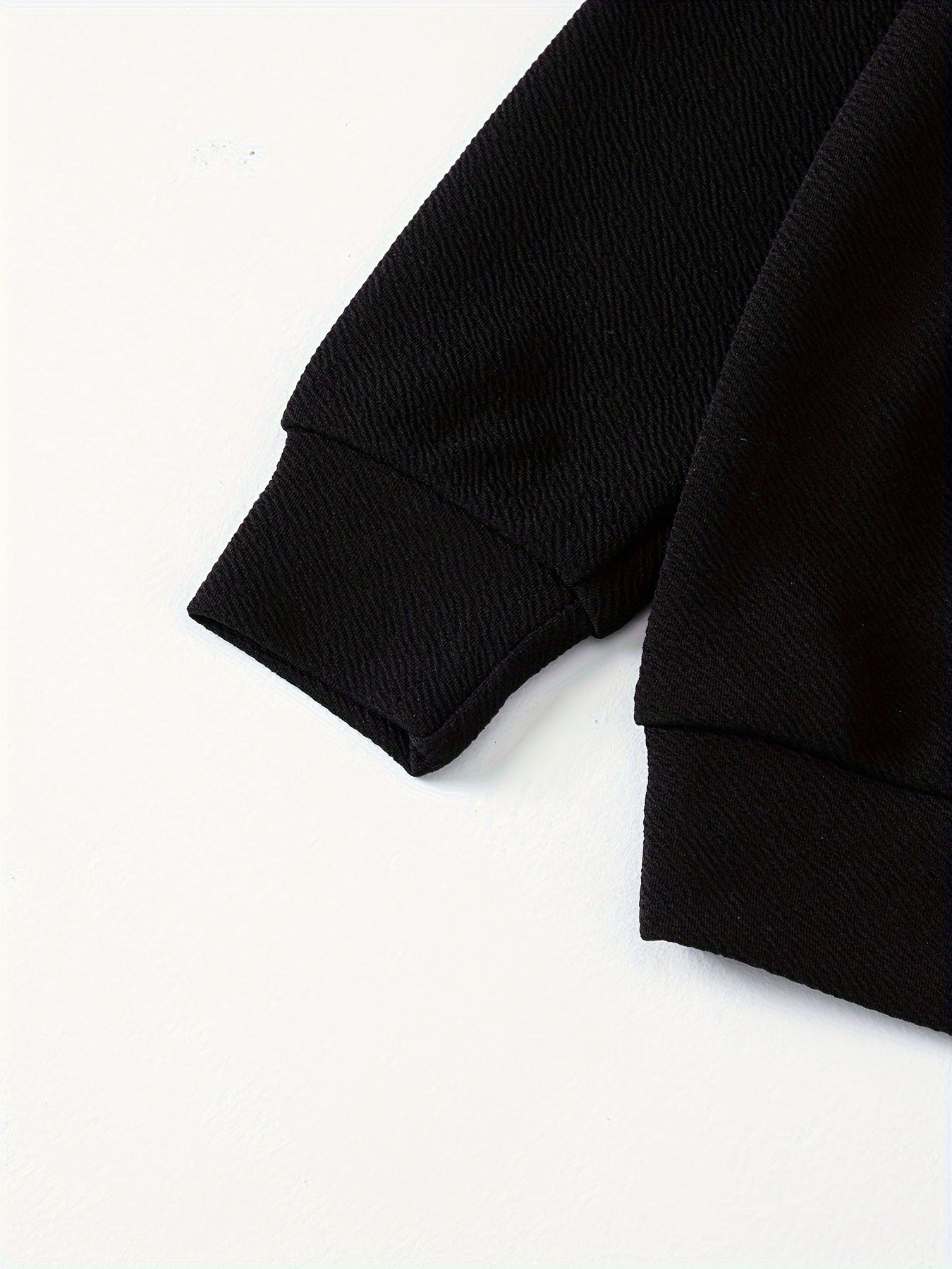 Детский повседневный свитшот и штаны из полиэстера и спандекса, однотонные, с длинными рукавами, круглый вырез, обычный крой