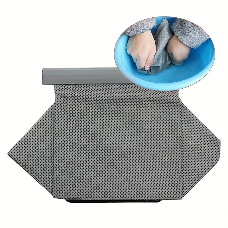 Washable Vacuum Dust Bags Set of 2 Grey Non-Woven Fabric 11x10cm for Compatible Vacuum Cleaners