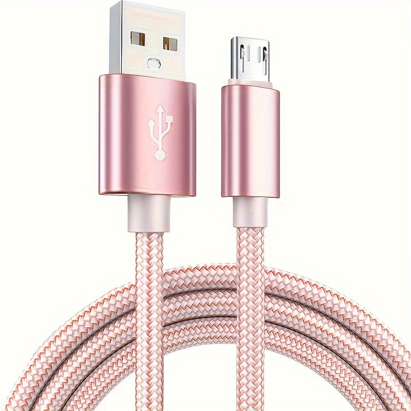 Nylon Braided Micro USB Cable for Fast Charging Android Phones