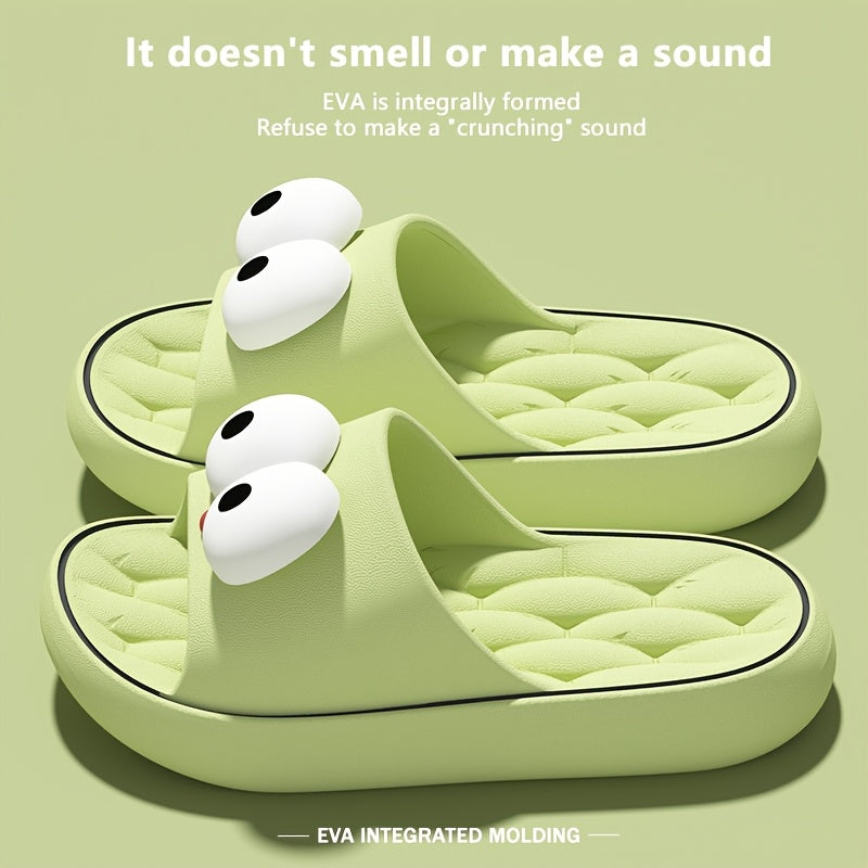 Women's Cartoon Flip-Flops for Summer Outdoor Beach Bathroom Slippers