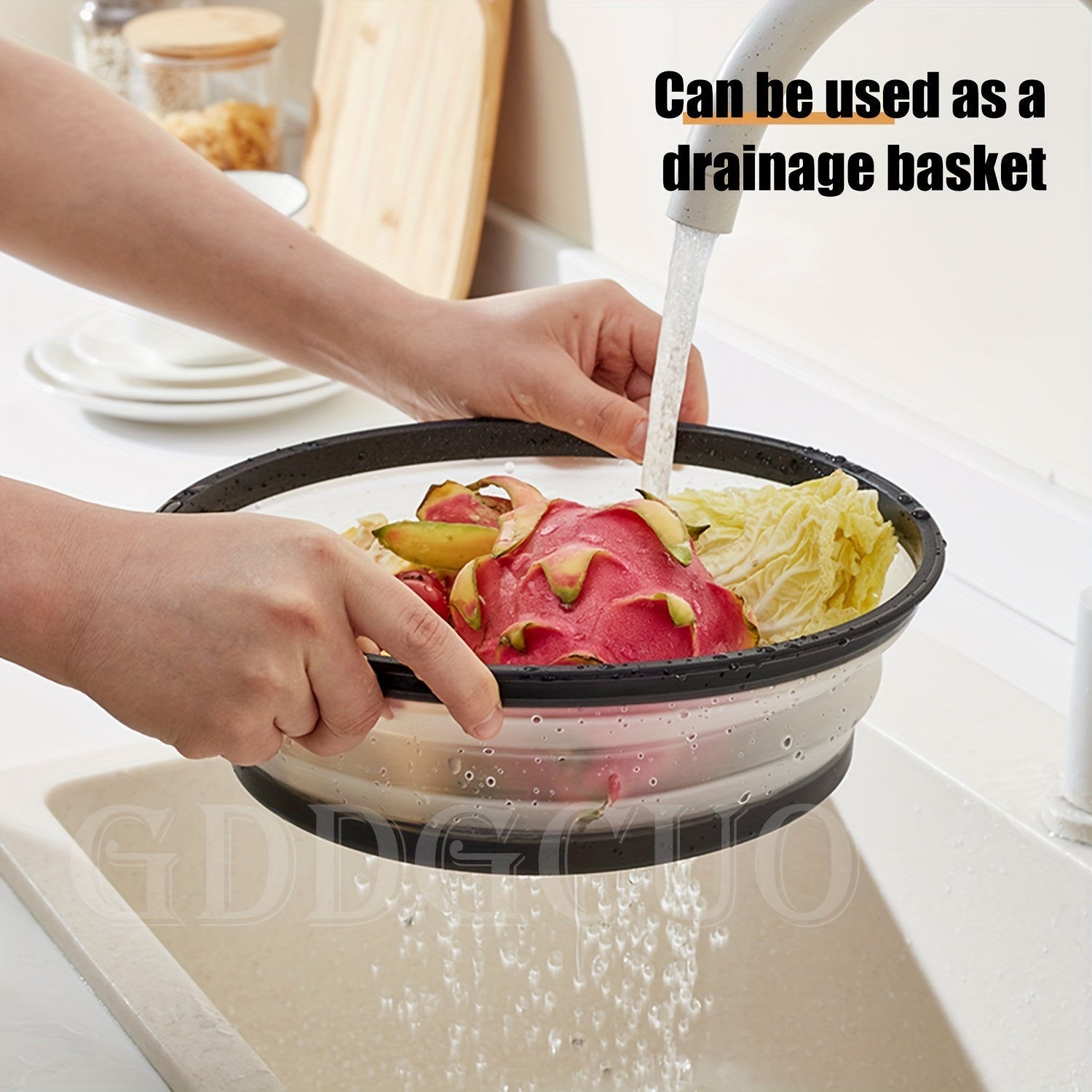 Microwave Splatter Cover Set with Tray 26.92 cm BPA-Free Splash Guard Plate in Blue Gray Red Green