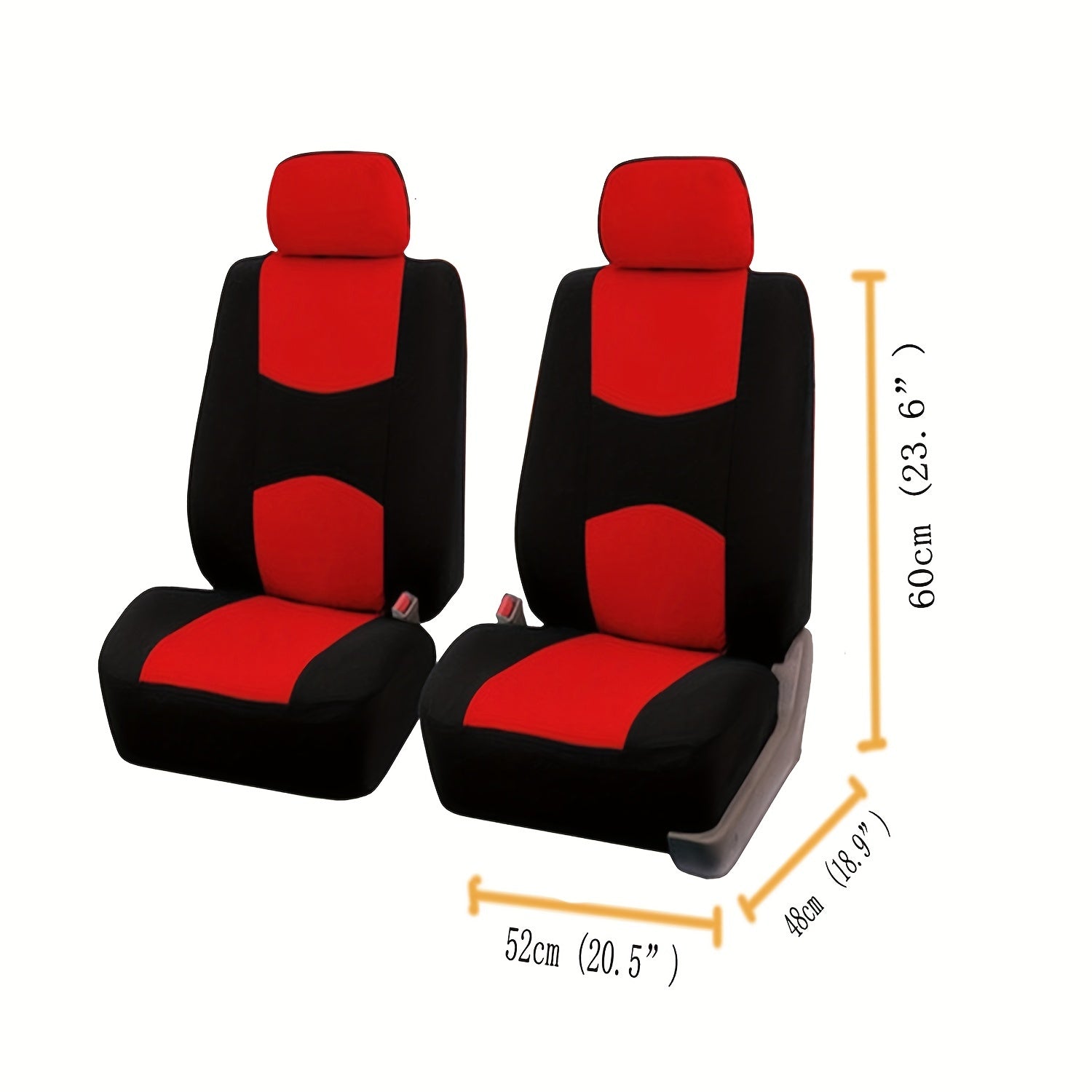 Universal Car Seat Cover Set 2mm Sponge Multi-Color Front Seats