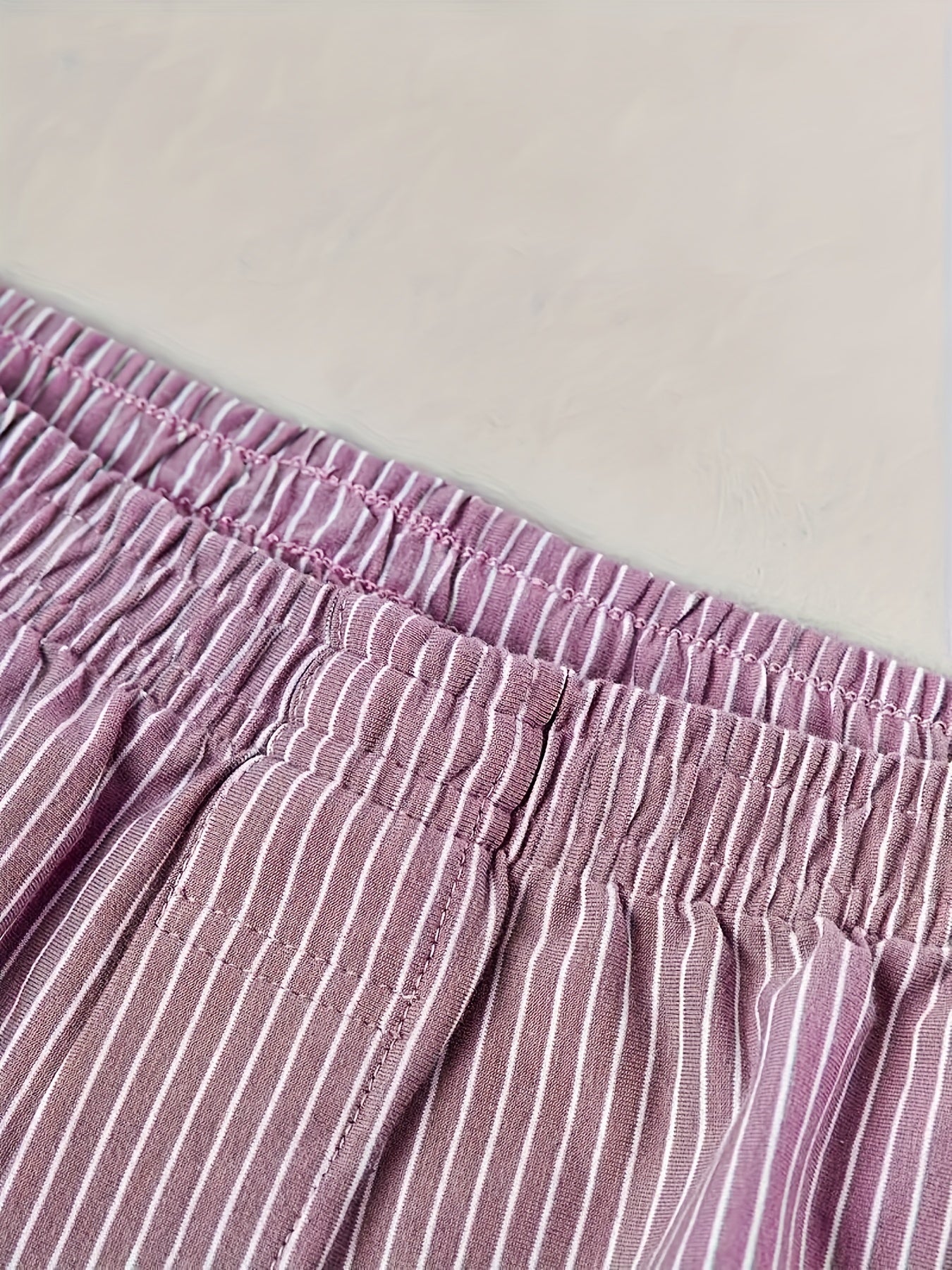 Men's Cotton Boxer Shorts 3-Pack High Stretch Knit Striped Regular Fit with Button