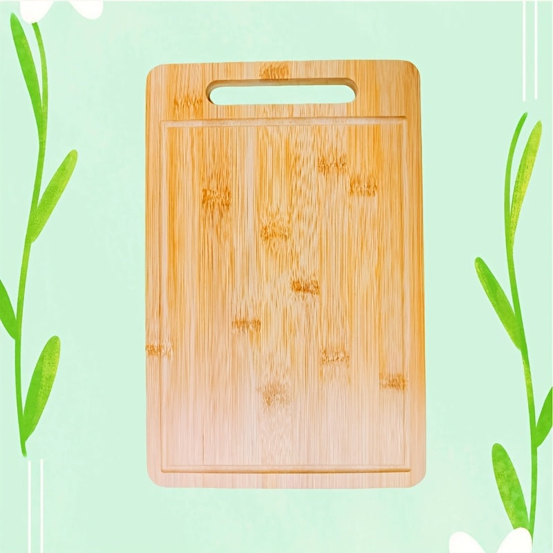 Extra-Large Bamboo Cutting Board with Juice Groove for Food Prep and Daily Cooking
