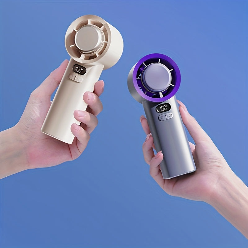 Portable Handheld USB Fan with Table Fan Function for Outdoor Use