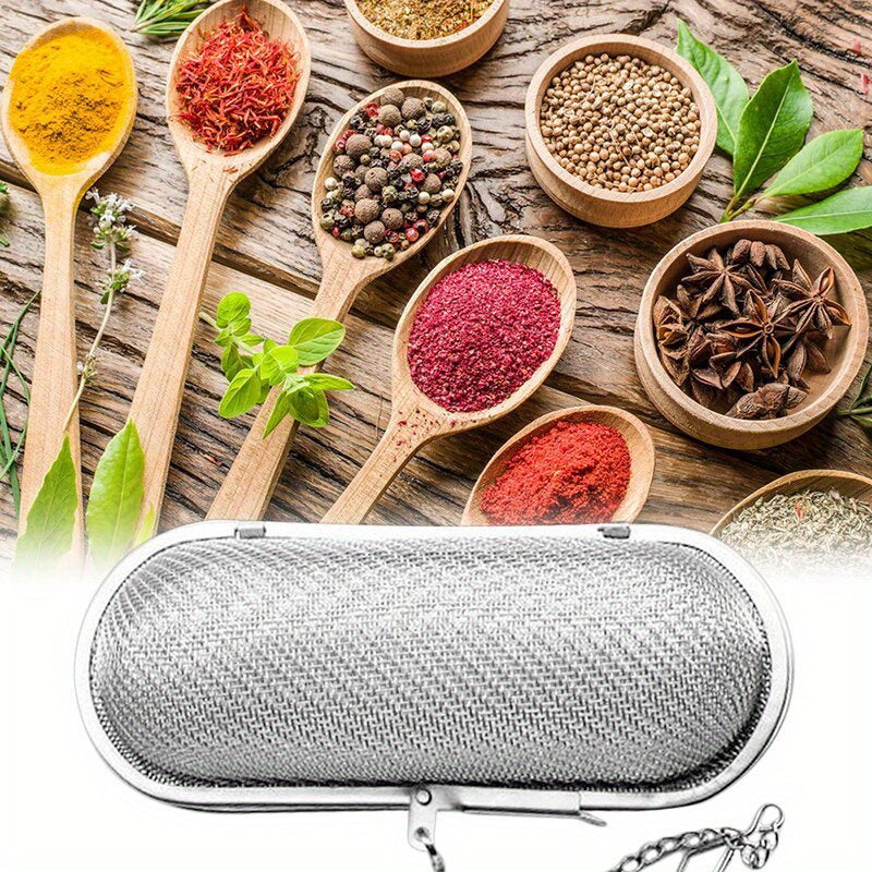 Fine Mesh Stainless Steel Infuser Basket for Tea and Spices, Food Safe