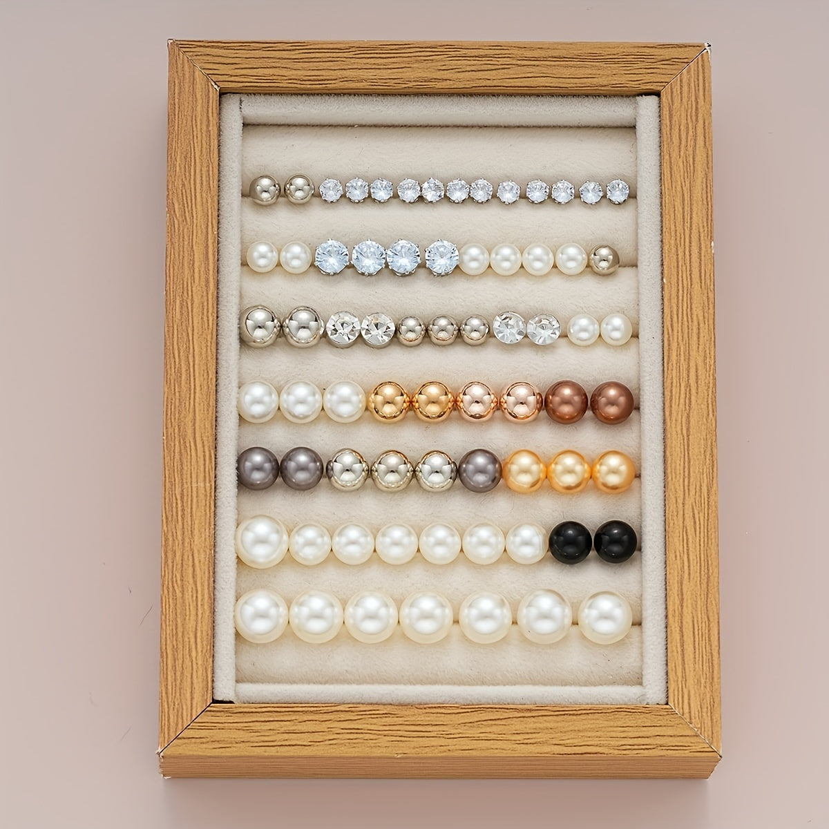 Women’s Jewelry Set 91/114 Pieces Faux Pearls Rhinestones Earrings Rings Necklaces Bracelets