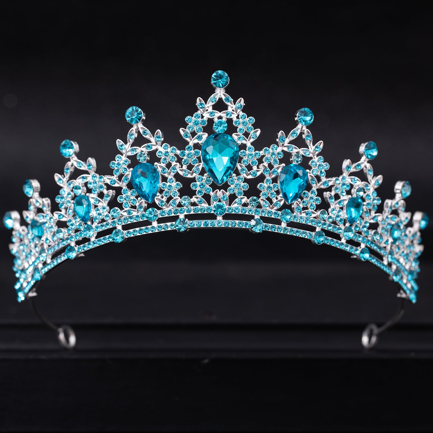 Princess Crown for Women and Girls, Queen Tiara, Elegant Silver Headpiece