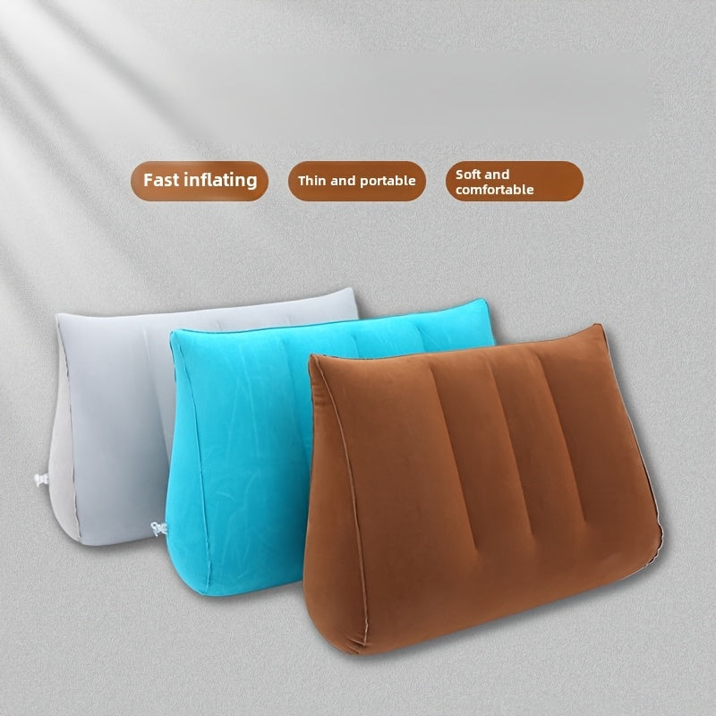 Almohadilla inflable de apoyo para maternidad para comodidad durante el embarazo, cuña portátil de PVC suave con funda transpirable