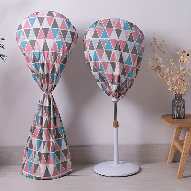 Contemporary Fabric Fan Dust Cover Round Dustproof Case for Standing Fan