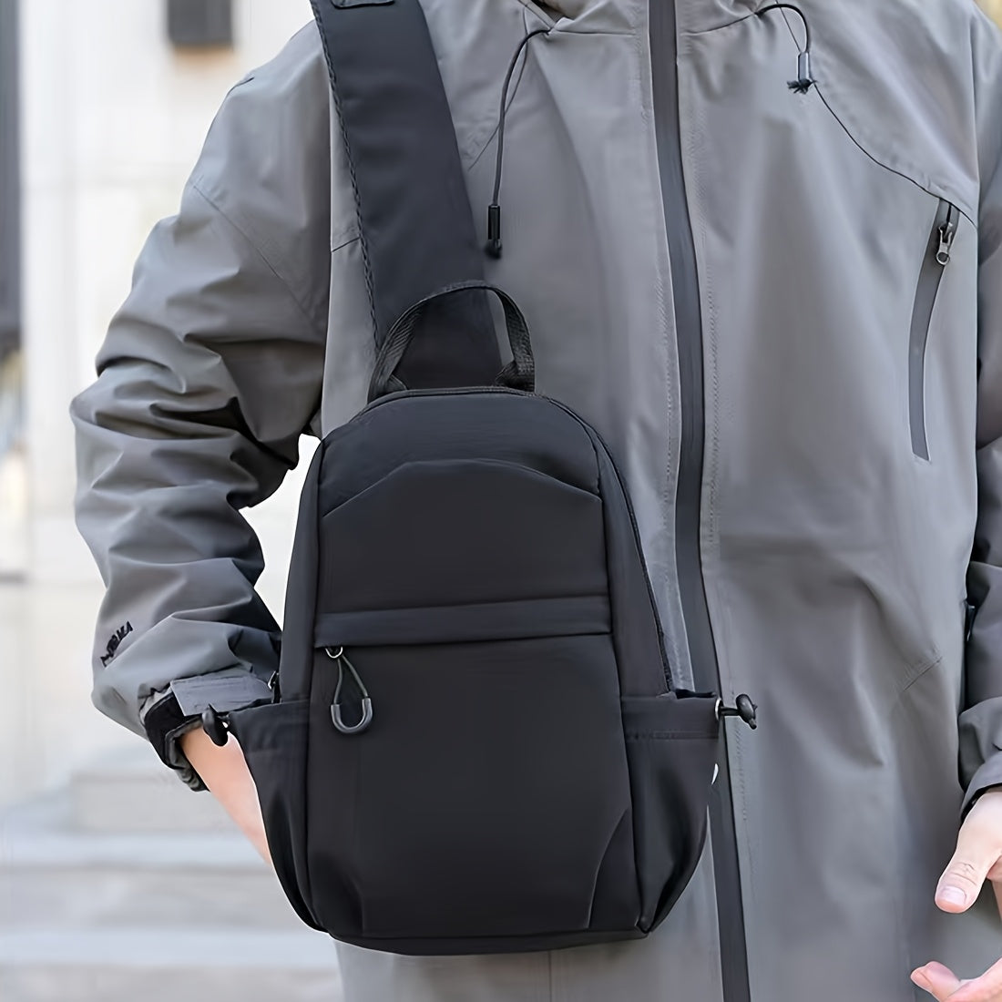 Мужская водонепроницаемая нейлоновая сумка через плечо для активного отдыха, велосипедных прогулок, походов