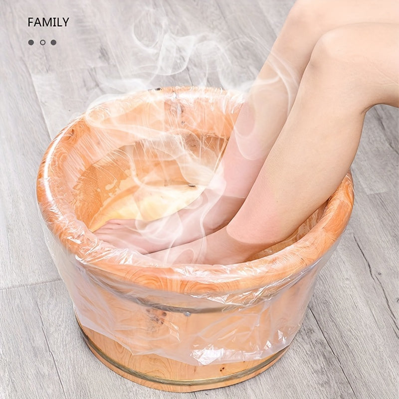 Disposable Foot Soak Bags 80pcs Thickened PE Plastic Travel Foot Massage Sanitation