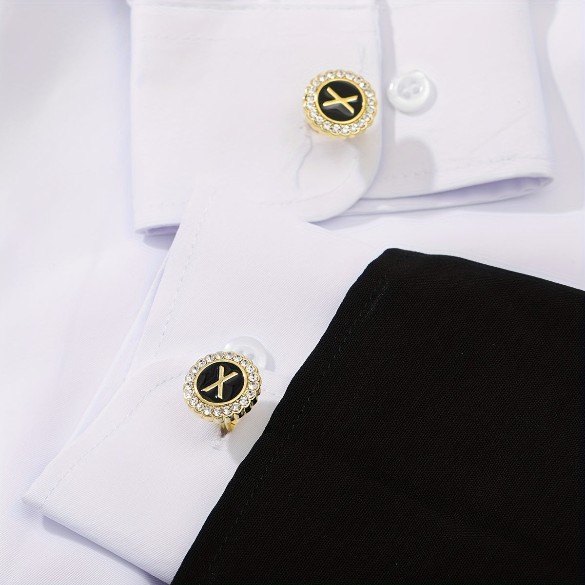 Men's All-Inclusive Accessory Set with Tie Clips Cufflinks Brooches Limited Edition