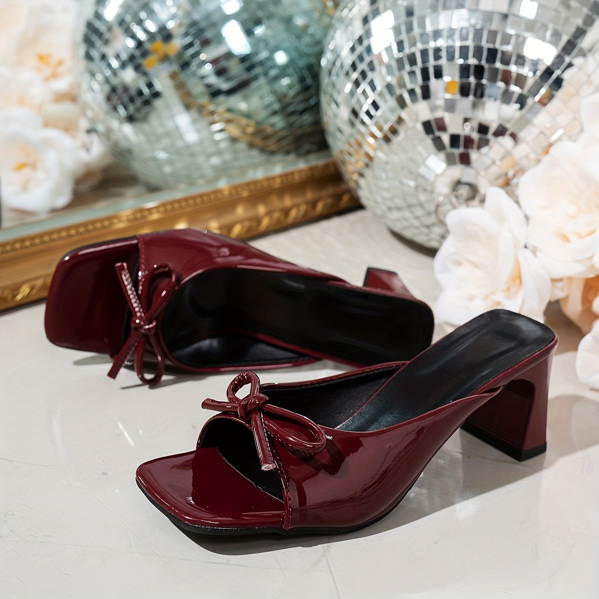 Women Red Platform High Heels Summer Beach Pumps