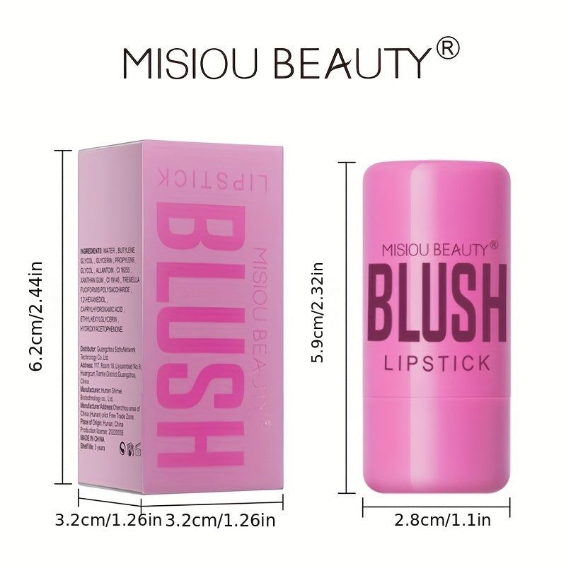 Tinte de labios y mejillas en gelatina para mujer, hidratante, de larga duración, textura transparente