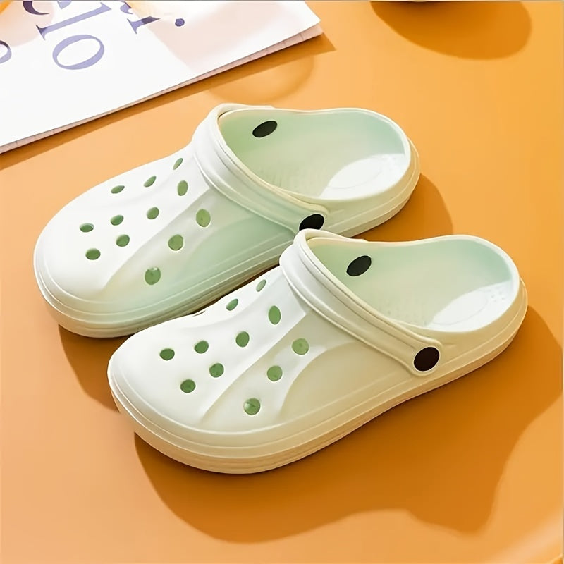 Women's EVA Clogs Solid Color Lightweight Closed Toe Garden Shoes