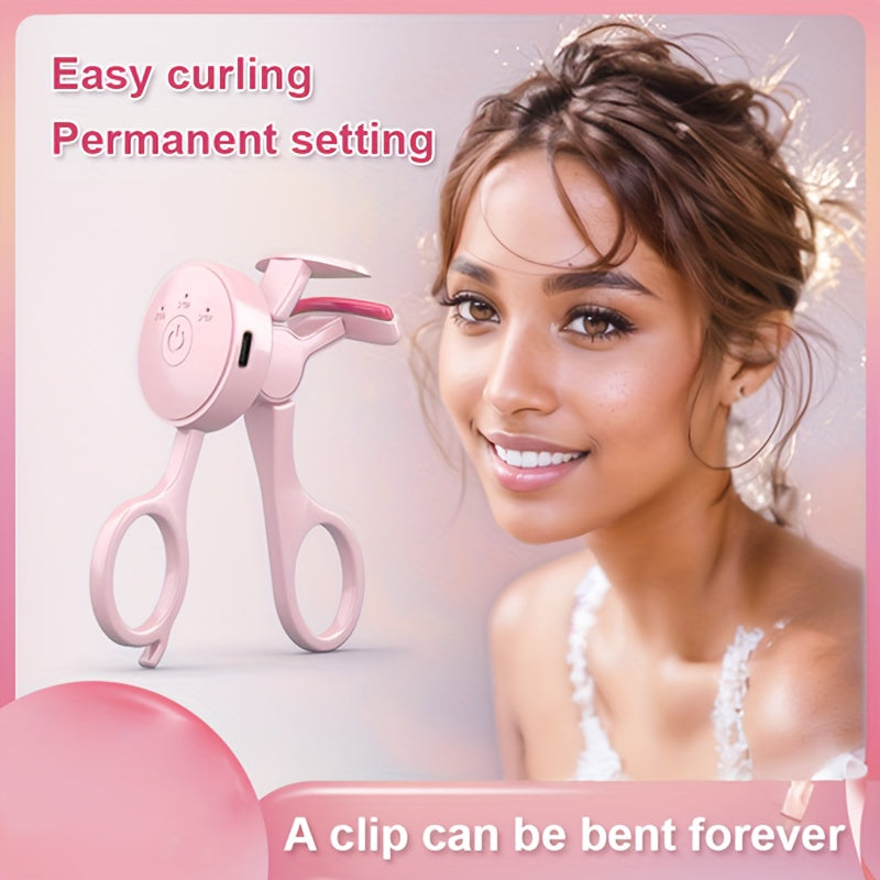Electric Eyelash Curler USB Rechargeable Portable Heating Tool Gift