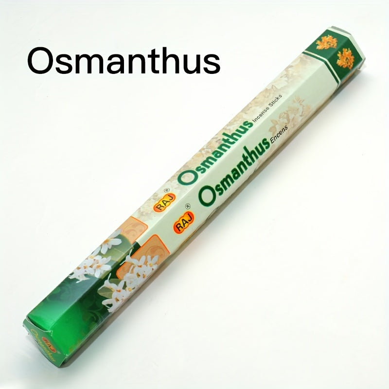 20 шт. коробка ароматерапевтических полосок с 20 благовониями различных ароматов из Индии. Идеально подходит для йоги, медитации и домашнего декора.