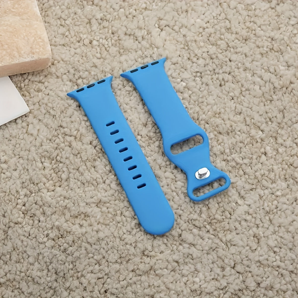 Waterproof Liquid Silicone Sports Watch Strap for 38-45mm Watches Durable Comfortable