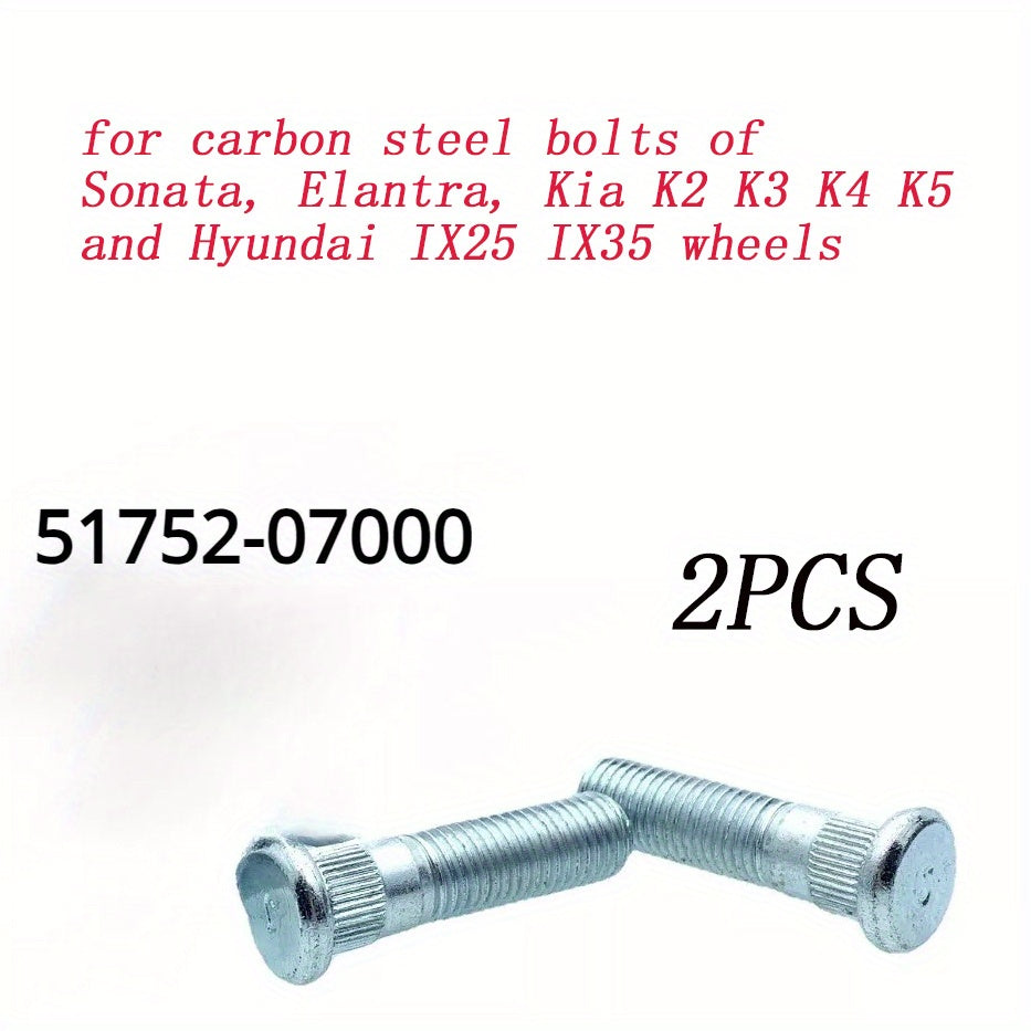 Car Steel Wheel Hub Bolts and Nuts Replacement Parts for Vehicles