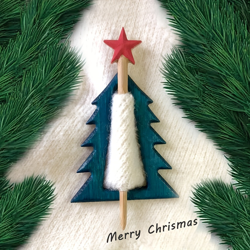 Ayollar va bolalar uchun 3 ta qoʻlda tayyorlangan yogʻoch hayvonlar broshuralari toʻplami