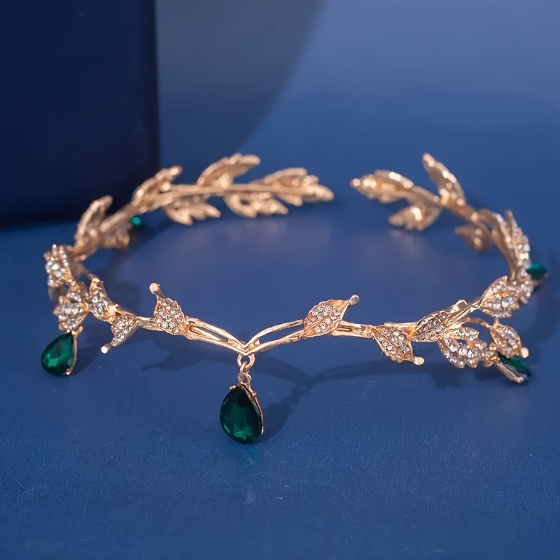 Барочная корона-тиара с стразами для костюмов и аксессуаров фейской принцессы