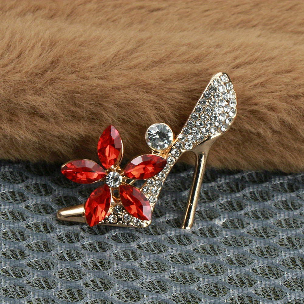 Minimalist Luks Brooch Pinlar Noto'g'ri Shakldagi Emal Rangsiz Rinoystonli Zargarlik Ayollar uchun