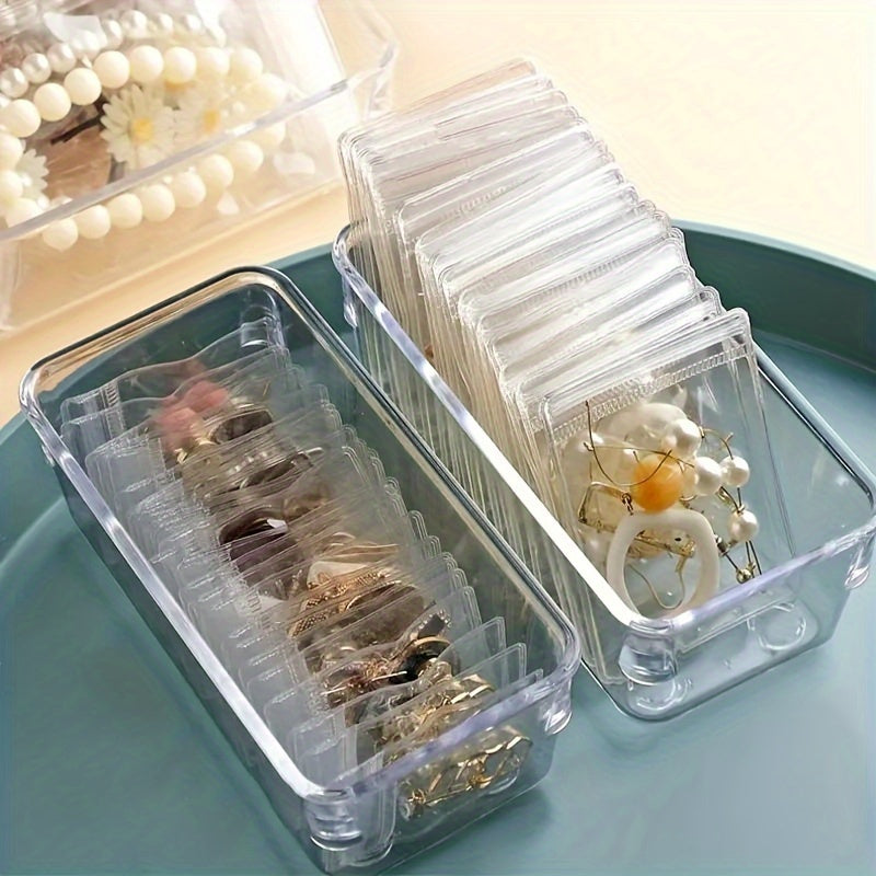 20 Sets of 40 Pieces Anti-Oxidation Jewelry Storage Bags Plastic Moisture-Proof Scratch-Resistant Organizer