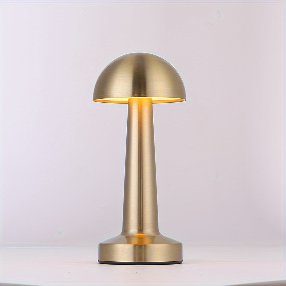 Lámpara de mesa LED recargable con control táctil, ajustable en brillo, 3 niveles de brillo, lámpara de noche para la cama