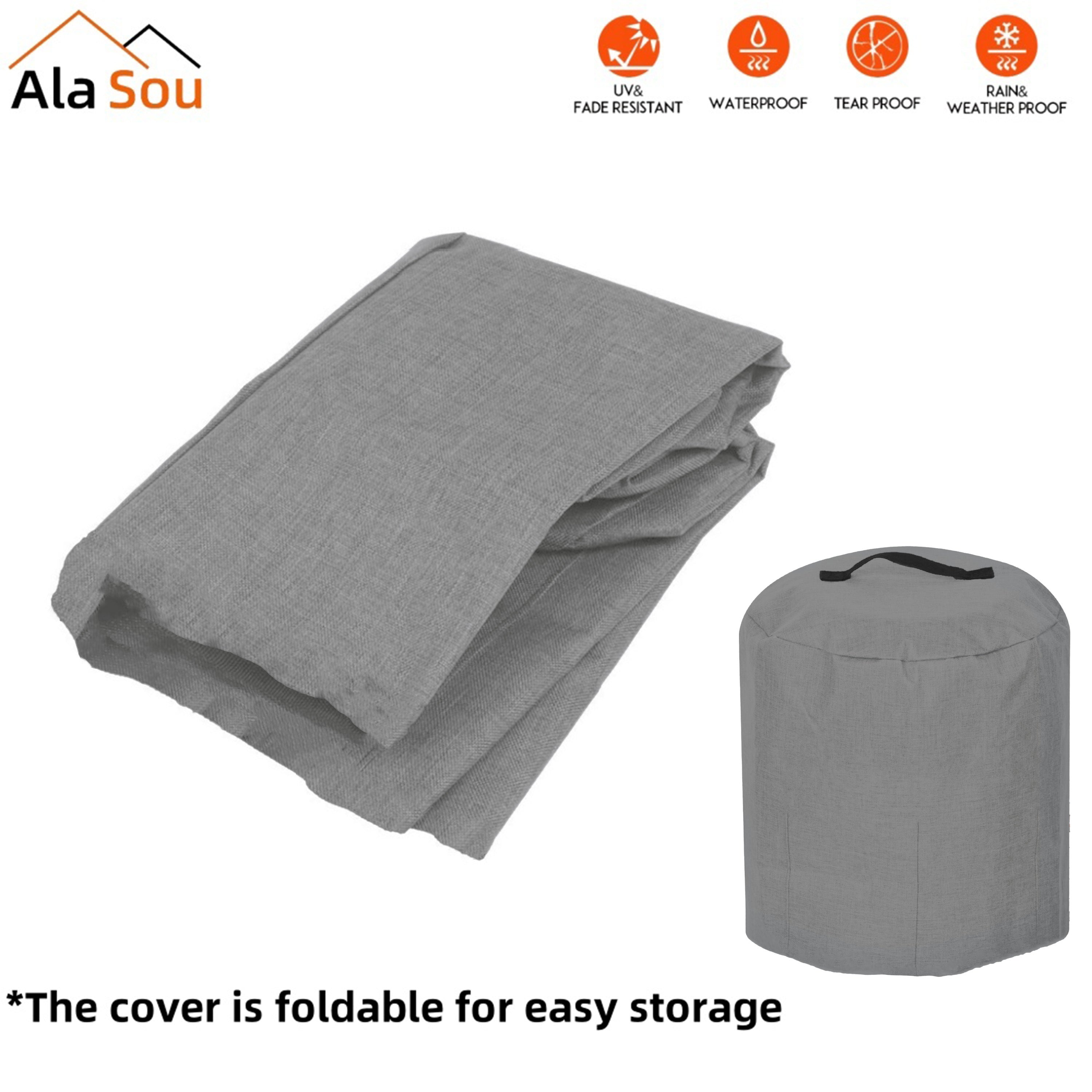 Heavy-Duty Oxford Fabric Appliance Cover Waterproof Dust Cover with Storage Pocket for Electric Pressure Cookers and Air Fryers