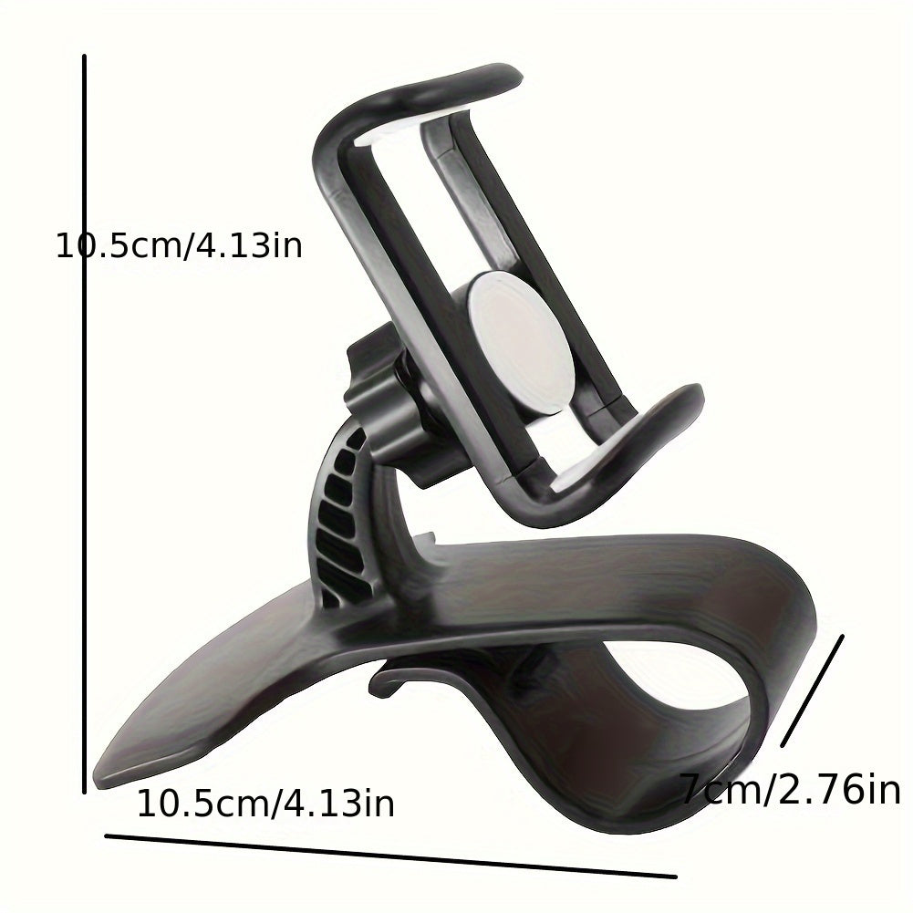 Soporte de teléfono para tablero de coche universal con rotación, de policarbonato, impermeable y fácil de instalar