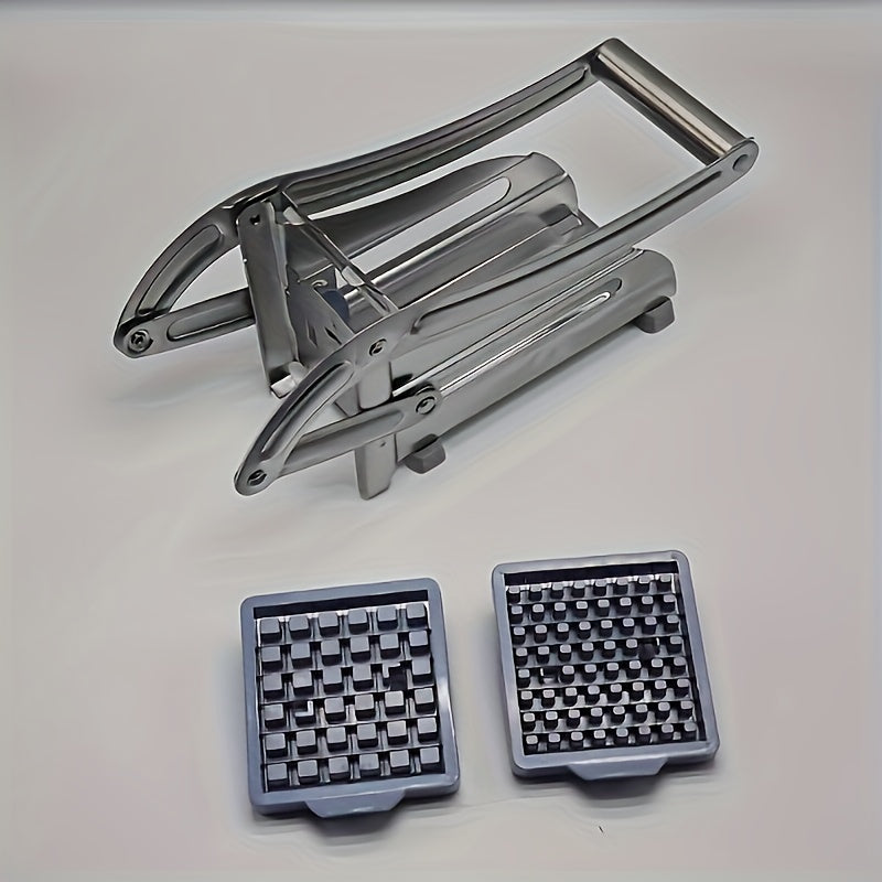 Stainless Steel French Fry Cutter Commercial Potato Slicer with Suction Feet