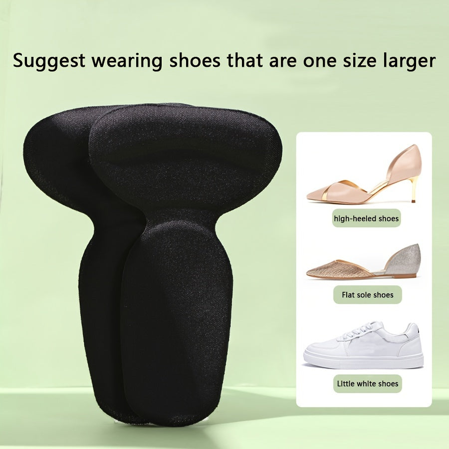 Unisex Foam Heel Pads Anti-Friction Slip-Resistant Insoles